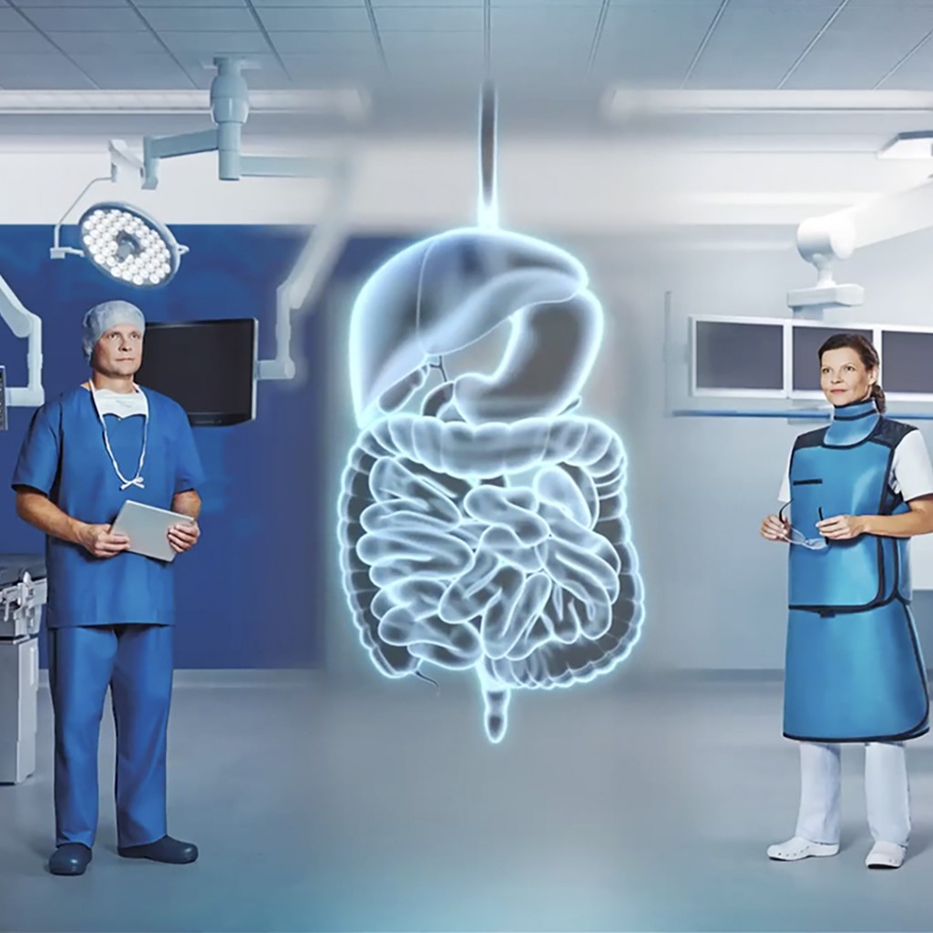 Animationsfilm Medizintechnik für Messestand. LED-Screen-Animation auf Messewand für Olympus Deutschland