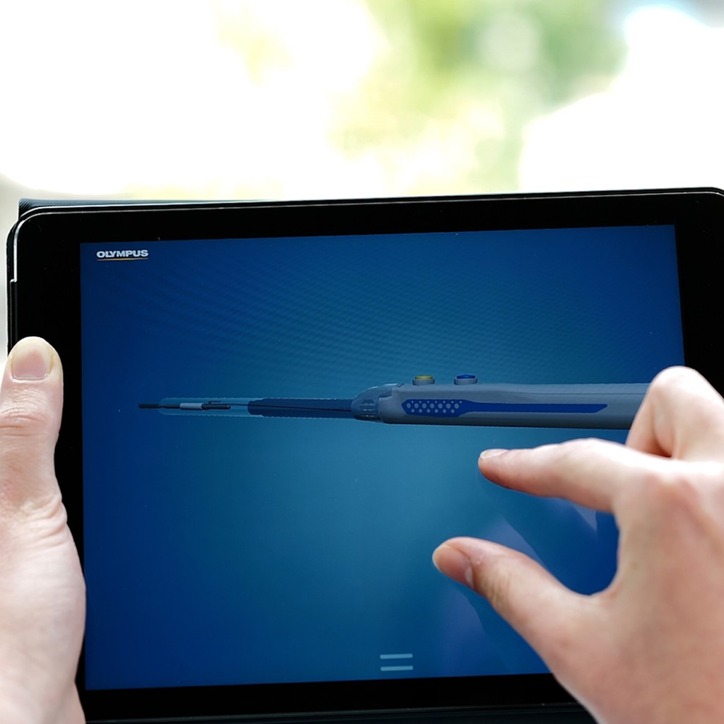 Smoke Pencil 3D-App – interaktive Bedienungsanleitung für medizintechnische Produkte